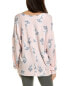 Фото #2 товара Футболка DKNY Donna Karan Sleepwear Sleep Top розовая флораинт 25 дюймов