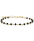 Фото #1 товара EFFY® Onyx Bead Open Link Chain Bracelet in 14k Gold