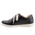 Фото #4 товара Trotters Adore T2117-001 Womens Black Narrow Lifestyle Sneakers Shoes 7.5