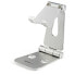 Фото #1 товара Phone and Tablet Stand - Foldable Universal Mobile Device Holder for Smartphones & Tablets - Adjustable Multi-Angle Ergonomic Cell Phone Stand for Desk - Portable - Silver - Mobile phone/Smartphone - Tablet/UMPC - Multimedia stand - Desk - Silver