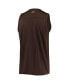 ფოტო #4 პროდუქტის Men's Brown Cleveland Browns Rebound Tank Top