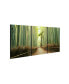 Фото #3 товара Картина на холсте Chic Home decor Pine Road 3 Piece Wrapped Wall Art Forest Scene -20" x 40"