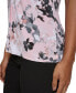 Women's Printed V-Neck Sleeveless Blouse