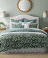 Фото #1 товара Bramble Floral Cotton Reversible 7 Piece Duvet Cover Set, Full/Queen