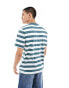 Фото #2 товара Dickies rivergrove striped t-shirt in dark green and white