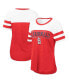 ფოტო #2 პროდუქტის Women's Red, White St. Louis Cardinals Setter T-shirt