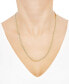 Italian Gold miami Cuban Link 22" Chain Necklace (3mm) in 14k Gold