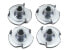 Claw nut M3 – 4 pcs