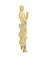 Фото #1 товара Брошь 2028 Gold-Tone Lady with Crystal Accents