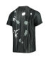 Men's Black Brooklyn Nets Striped Splatter T-shirt
