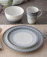 Colorscapes Layers Coupe Dinner Plate Set of 4, 11"