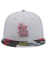 Фото #3 товара Men's Gray St. Louis Cardinals Active Team Camo 59FIFTY Fitted Hat