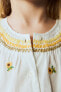 Sunflower embroidered shirt