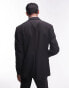 Topman slim tux suit jacket in black Черный, Chest 34 Regular - фото #2