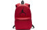 Jordan 乔丹 基础款 简约百搭 涤纶 学生书包背包双肩包 男女同款情侣款 红色 / Рюкзак Jordan CU3144-687