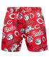 Men's Black Cincinnati Reds Toss Logo Woven Shorts