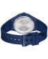Men's Lit for Him Quartz Blue Silicone Watch 42mm