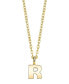 Фото #18 товара 2028 gold-Tone Initial Necklace 20"