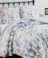 Kasumi Floral 3 Piece Duvet Cover Set, Full/Queen