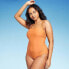 Фото #1 товара Women's Scrunchie Strap Medium Coverage One Piece Swimsuit - Kona Sol
