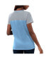 ფოტო #2 პროდუქტის Women's Light Blue Kevin Harvick Cheer Color Blocked T-shirt