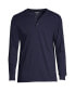 Фото #2 товара Big & Tall Super-T Long Sleeve Henley Shirt