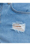Фото #11 товара Шорты женские Koton - Мини Джинсовые с разрезами