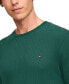 ფოტო #3 პროდუქტის Men's Ribbed Long-Sleeve Pajama Shirt