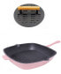 Фото #1 товара Neo Cast Iron 11" Grill Pan with Slotted Steak Press, Set of 2