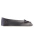 ფოტო #2 პროდუქტის Women's Satin Ballerina Slippers with Bow