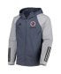 Фото #3 товара Men's Charcoal New England Revolution All-Weather Raglan Hoodie Full-Zip Jacket