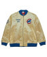 Men's Gold Chicago Cubs OG 2.0 Lightweight Satin Full-Zip Jacket