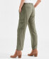 Фото #2 товара Petite Straight-Leg Cargo Ankle Pants, Created for Macy's