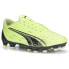 Puma Ultra Play Firm GroundAg Soccer Cleats Womens Yellow Sneakers Athletic Shoe