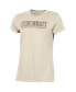 Women's Cream Distressed Cincinnati Bearcats Classic T-shirt