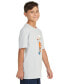 ფოტო #3 პროდუქტის Big Boys Short-Sleeve Lil Stripe Graphic T-Shirt