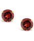 Фото #3 товара Серьги Macy's Garnet Stud