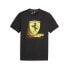 Фото #1 товара Puma Sr Race Shield Graphic Crew Neck Short Sleeve T-Shirt Mens Black Casual To