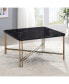 Фото #4 товара Steve Silver Daxton 31.5" Faux Marble Square Cocktail Table
