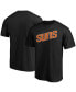 Men's Big and Tall Black Phoenix Suns Alternate Wordmark T-shirt M - фото #1