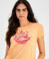 ფოტო #3 პროდუქტის Women's Hot Chili Graphic Print T-Shirt