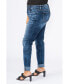 Фото #2 товара Plus Size High Rise Boyfriend Jeans