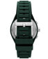 ფოტო #3 პროდუქტის Men's Rafael Chronograph Green Silicone Watch 44mm