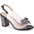 Фото #1 товара Transparent sandals with zircons S.Barski W OLI222A, black