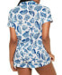 ფოტო #4 პროდუქტის Women's Lucero Short Sleeve Top & Shorts Pajama Set