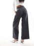 & Other Stories wool blend tailored trousers in grey melange