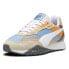 Фото #2 товара Puma Blktop Rider Multicolor Lace Up Mens Beige, Blue Sneakers Casual Shoes 395