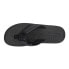 Фото #4 товара London Fog Anthony Flip Flops Mens Black Casual Sandals CL30375M-B