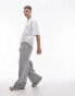 Topman baggy leg jogger in grey marl grau, XS - W30 - фото #4