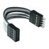 Фото #1 товара InLine USB Internal Extension 2x 5 Pin male / female direct - 0.05m